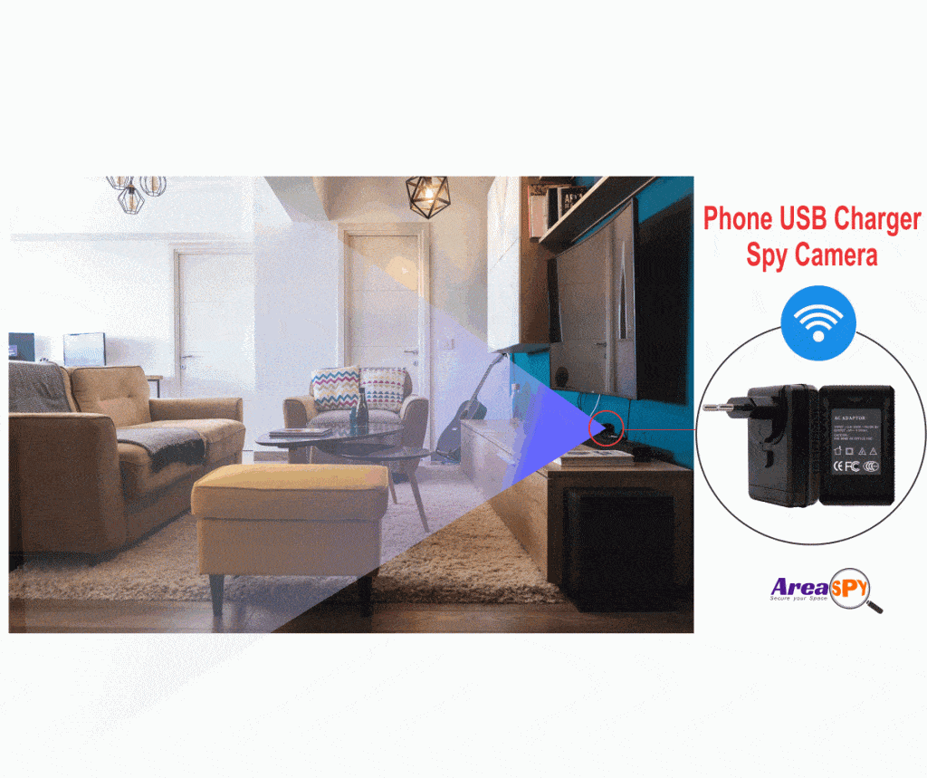 New USB charger hidden spy camera can be used in homes and offices