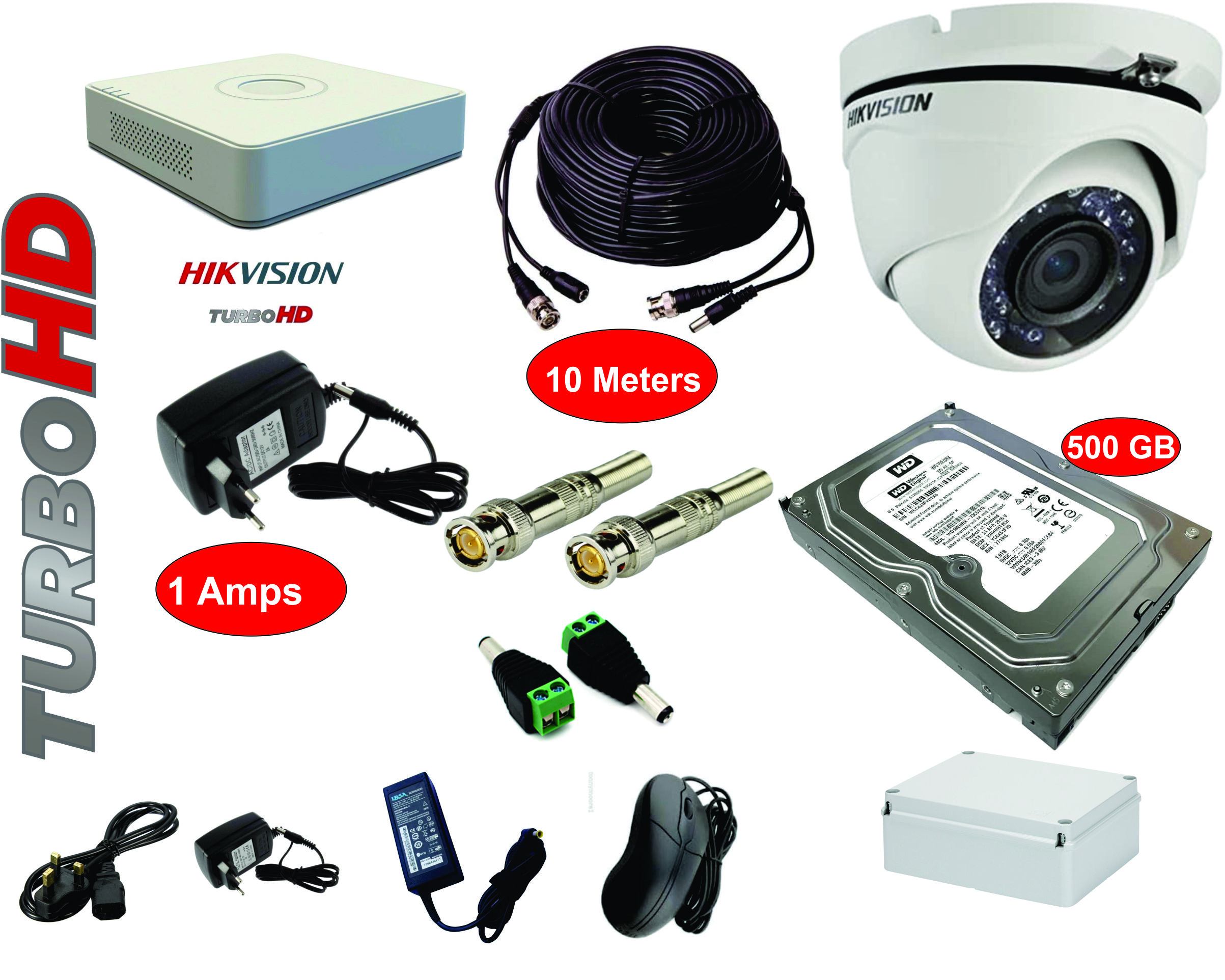 Single Unit CCTV Camera Complete Kit Areaspy.co.ke