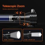 solae flashlight torch with hammer