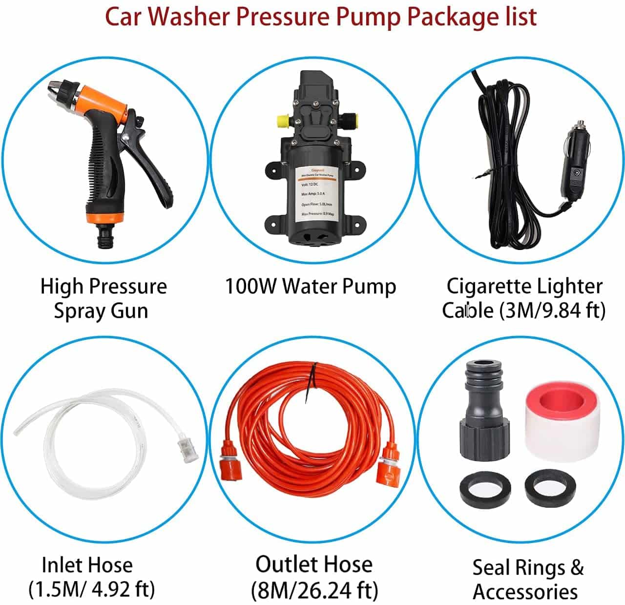 Car Wash Machine Best CCTV Camera, Flashlight, Spotlight & Home