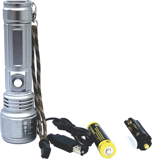 Power Style Rechargeable and Zoomable Torch. Best CCTV Camera