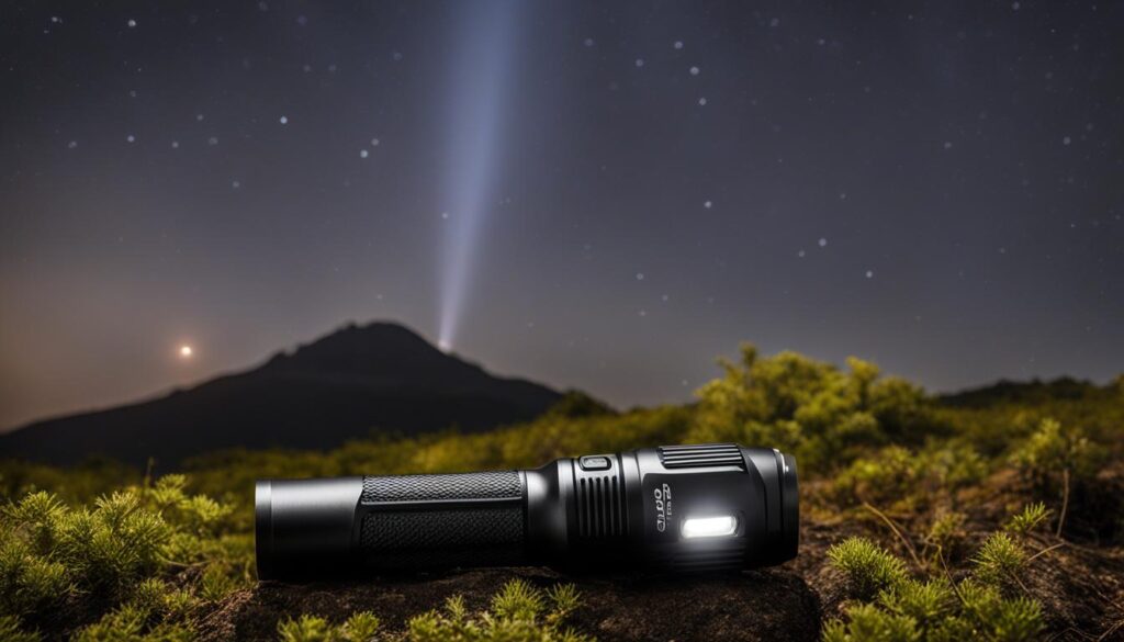 long-lasting handheld flashlight