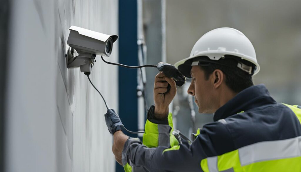 professional security camera installation