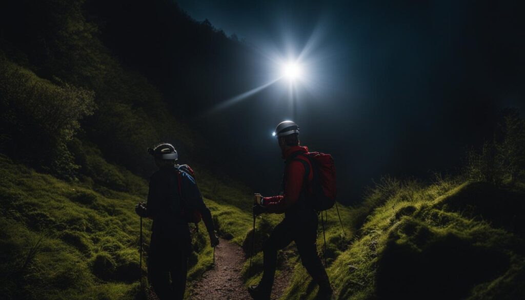 rechargeable head torch