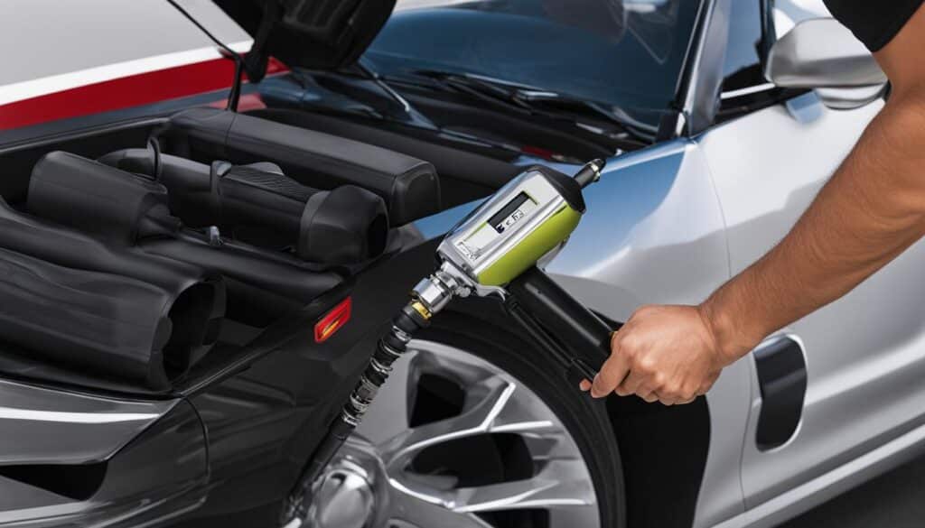 dual cylinder tire inflator