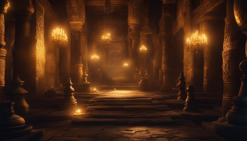 flashlight illuminating hidden treasures