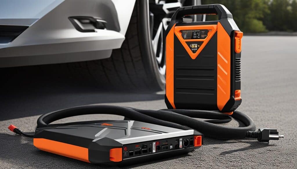 powerstation jump starter and tire inflator