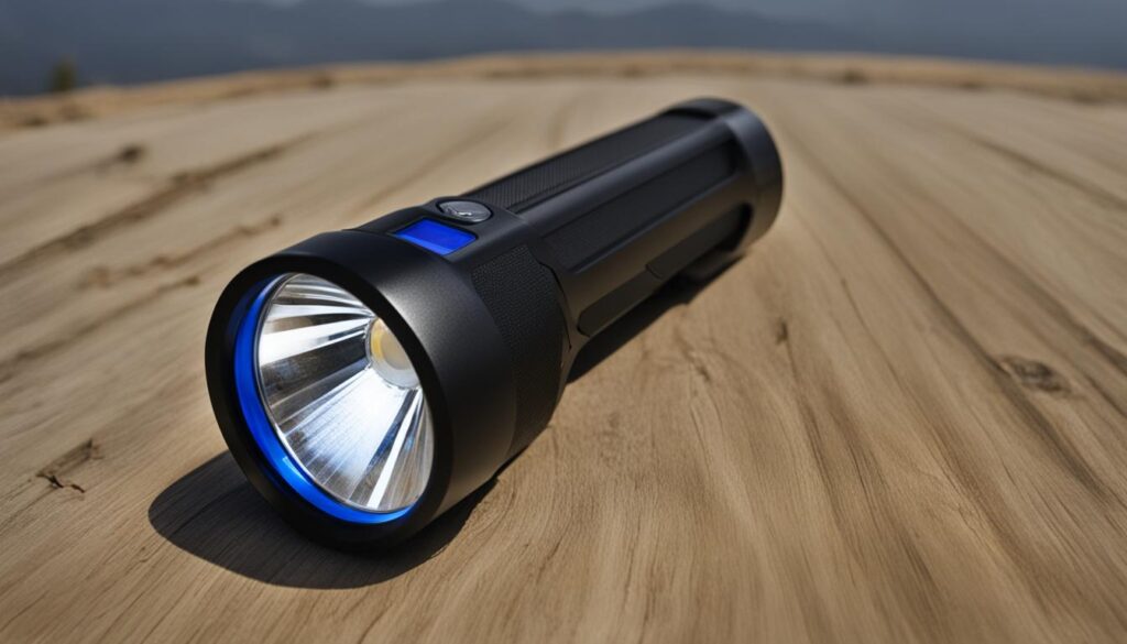 solar-powered flashlight solar-powered flashlight