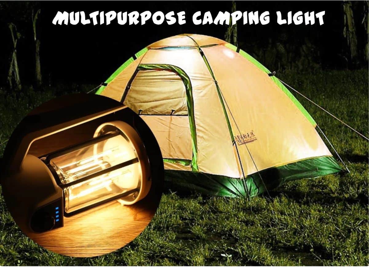 camping light multi function flashlight usb rechargeable portable camping light